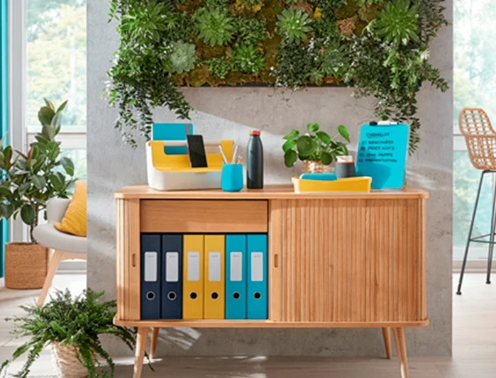 LEITZ Bandeja de Sobremesa Cosy Amarillo Set de 2 LEITZ Bandeja de Sobremesa Cosy Amarillo Set de 2