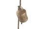 DKD Home Decor Campana de Hierro y Cuerda con 5 Campanas Doradas