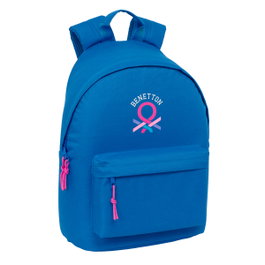 Safta Mochila Benetton Basics Azulina para Portátil 14,1''