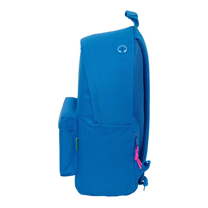 Mochila Escolar Benetton benetton basics Azul 31 x 41 x 16 cm
