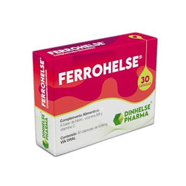 DINHELSE Ferrohelse Suplemento de Hierro 30 Cápsulas