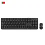 NGS Cocoa Kit Combo Teclado Multimedia y Ratón con Cable, QWERTY Portugués, Negro, USB, Teclas Windows, Teclado 100% con Numpad, Ratón Óptico 1000 DPI Ambidiestro