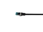 Equip Cable de Red Cat6a S/FTP 5m Negro con Conector RJ-45 Angular