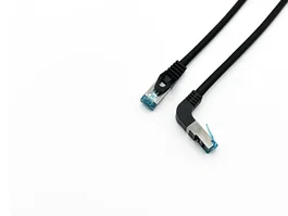 Equip Cable de Red Cat6a S/FTP 5m Negro con Conector RJ-45 Angular