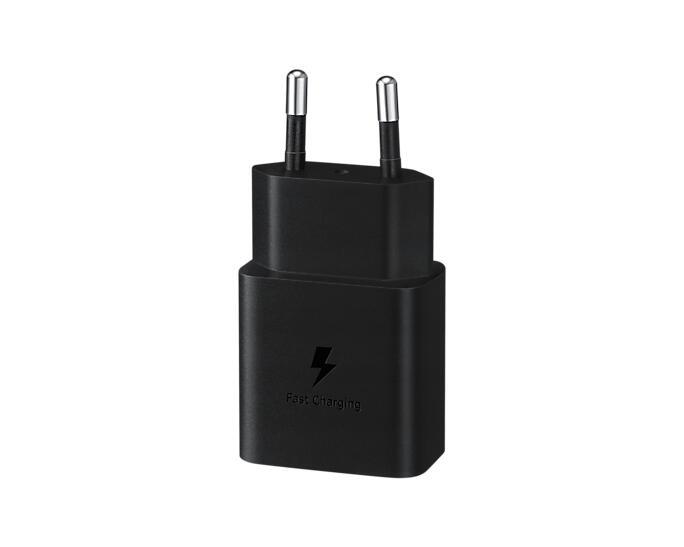 Samsung Adaptador de Carga Rápida 15 W USB Tipo-C Negro EP-T1510NBEGEU