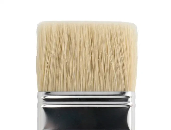 Liderpapel Brocha Paletina Plana Ancho 57 mm Pelo de Cerda Natural Certificado FSC para Óleos y Acrílicos