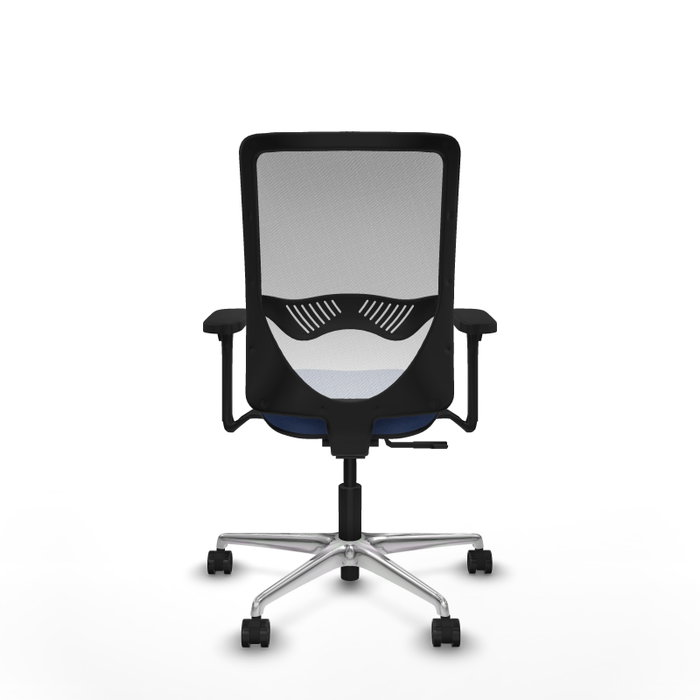PIQUERAS Y CRESPO Silla de oficina Zulema con mecanismo Sincro, Azul marino y Blanco PIQUERAS Y CRESPO Silla de oficina Zulema con mecanismo Sincro, Azul marino y Blanco