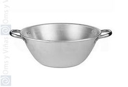 Hostal Caldero de Cocina Profesional de Aluminio Puro, 30 cm de Diámetro, 3 Litros de Capacidad, Ideal para Todo Tipo de Fuego (Gas, Eléctrico), con Asas de Acero Inoxidable 18/10