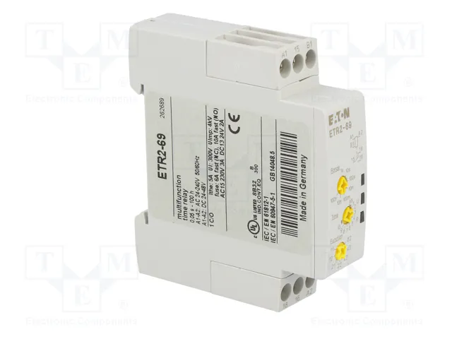 EATON ELECTRIC ETR2-69 Relé de tiempo 24-240VAC SPDT