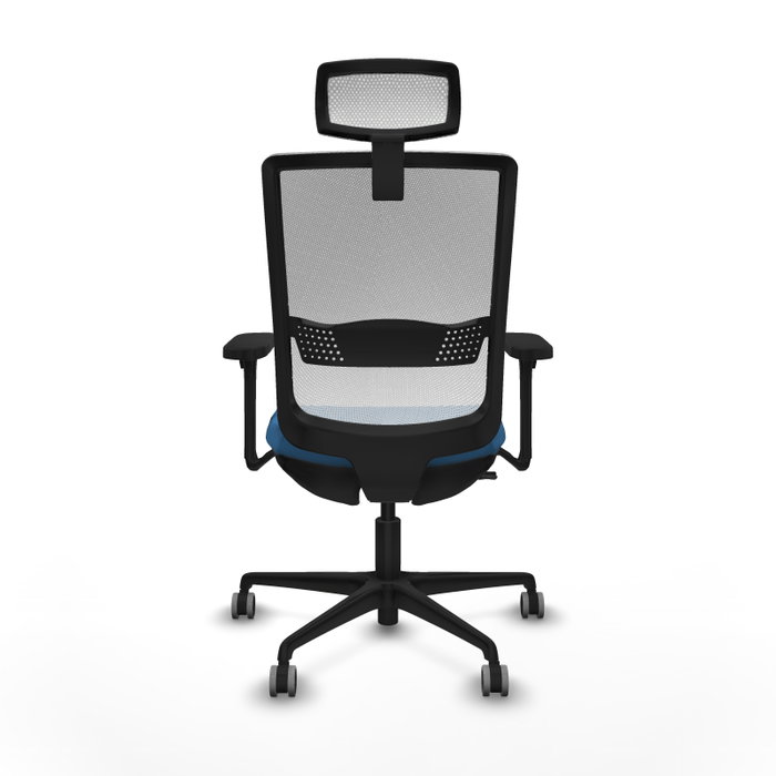 PIQUERAS Y CRESPO Silla de oficina Haches con mecanismo Sincro/Traslack, Azul claro y Blanco PIQUERAS Y CRESPO Silla de oficina Haches con mecanismo Sincro/Traslack, Azul claro y Blanco