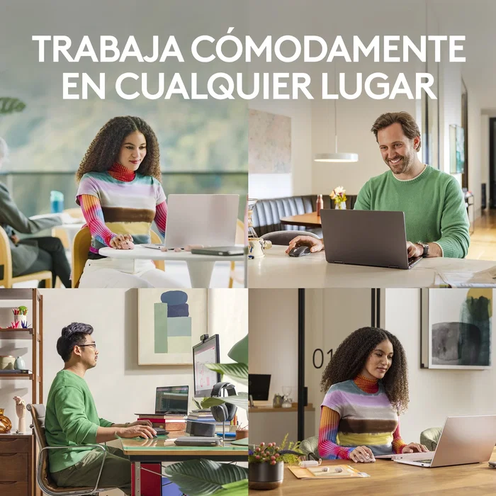 Logitech MX Anywhere 3S Rosa, Ratón Inalámbrico 8000 DPI, Bluetooth/RF