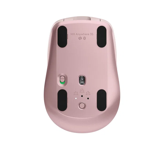 Logitech MX Anywhere 3S Rosa, Ratón Inalámbrico 8000 DPI, Bluetooth/RF