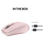 Logitech MX Anywhere 3S Rosa, Ratón Inalámbrico 8000 DPI, Bluetooth/RF