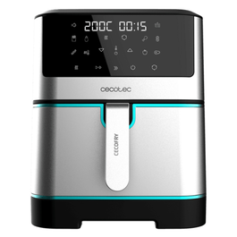 Cecotec Cecofry Supreme 8000 Freidora sin Aceite de Aire Caliente 8 L, 1800 W, 10 Menús Preconfigurados, Función Deshidratar, Panel Táctil, Negro/Acero Inoxidable