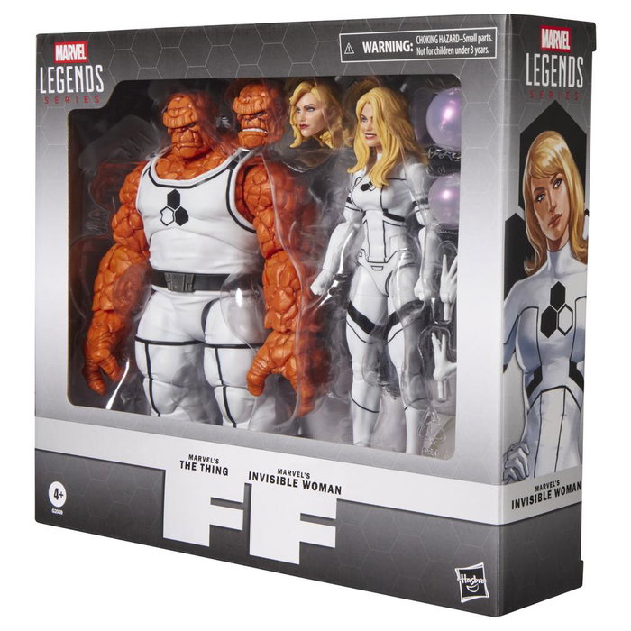 Hasbro Marvel Legends Series The Thing & Invisible Woman Pack de 2 Figuras 15 cm