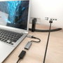Aisens Conversor Aluminio USB-A y USB-C a HDMI 1080P@60Hz Gris