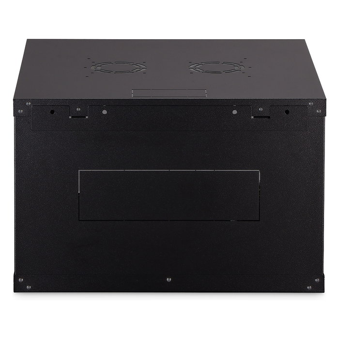 Digitus Armario Rack de Pared Dynamic-N 7U, 600x600x385 mm (AnxPrxAl), Negro, Cristal/Acero, 60 kg, Gestión Cable, Kit Montaje