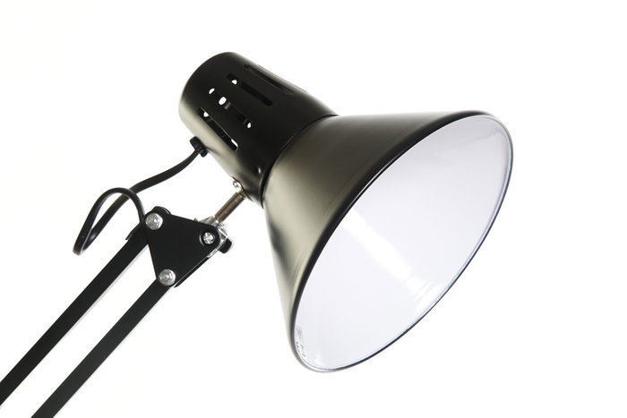 DKD Home Decor Lámpara de Sobremesa Metal Flexo Negro
