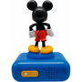 Lexibook Reloj Despertador Disney Mickey RL800MCH con Luz Nocturna y Sonidos