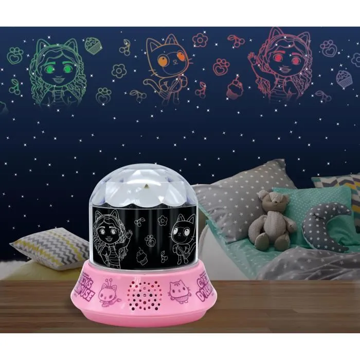 Lexibook Luz Nocturna Altavoz La Casa de Muñecas de Gabby con Luces Caleidoscópicas Recargable Lexibook Luz Nocturna Altavoz La Casa de Muñecas de Gabby con Luces Caleidoscópicas Recargable