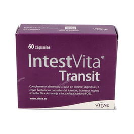 VITAE IntestVita Transit 60 Cápsulas para el Tránsito Intestinal y Regeneración Flora