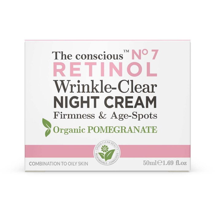 The Conscious™ Crema de Noche Retinol Wrinkle-Clear con Granada Orgánica 50 ml