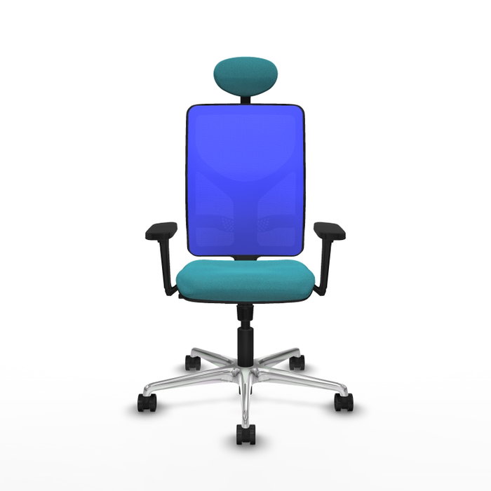 PIQUERAS Y CRESPO Silla de oficina Motilla con mecanismo Sincro, color Turquesa y Azul PIQUERAS Y CRESPO Silla de oficina Motilla con mecanismo Sincro, color Turquesa y Azul