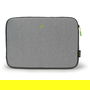 Dicota D31744 Skin FLOW Funda Neopreno para Portátil 35.8 cm (14.1") Gris/Verde - Resistente al Polvo y Rayones