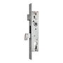 Micel Cre10 Cerradura de Embutir con Cilindro Perfil Europeo, Leva Larga L15, 85 mm Ejes, 25 mm Entrada, Acero Inoxidable, para Puertas Metal Canto Cuadrado