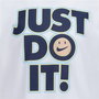 Camiseta de Manga Corta Niño Nike Smiley Just do it Ss Blanco