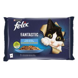 Purina FELIX Fantastic Festín del Mar 12x4x85g