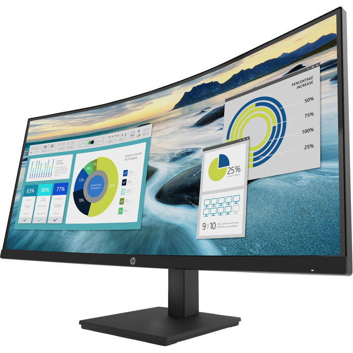 HP Monitor curvo P34hc G4 WQHD USB-C de 34 pulgadas HP Monitor curvo P34hc G4 WQHD USB-C de 34 pulgadas