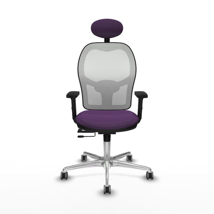 PIQUERAS Y CRESPO Silla de oficina Jorquera Morada con mecanismo Sincro/Traslack