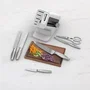 Ninja Bloque de cuchillos Foodi StaySharp K62006EUWH con afilador, 6 piezas, Blanco