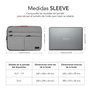 Subblim Funda Air Padding 360 Sleeve 15,6 pulg Gris Claro