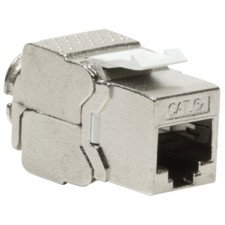 LogiLink NK4003 Keystone CAT6a RJ45 STP AWG 22-26 360° Werkzeuglos ISO/IEC 11801 and TIA/EIA 568B.2-10 Plata LogiLink NK4003 Keystone CAT6a RJ45 STP AWG 22-26 360° Werkzeuglos ISO/IEC 11801 and TIA/EIA 568B.2-10 Plata