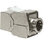 LogiLink NK4003 Keystone CAT6a RJ45 STP AWG 22-26 360° Werkzeuglos ISO/IEC 11801 and TIA/EIA 568B.2-10 Plata