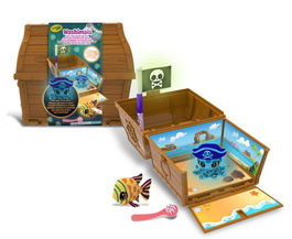 Juego Crayola Washimals Washimals Ocean Glow Pets Cofre Del Tesoro (+3 Años)