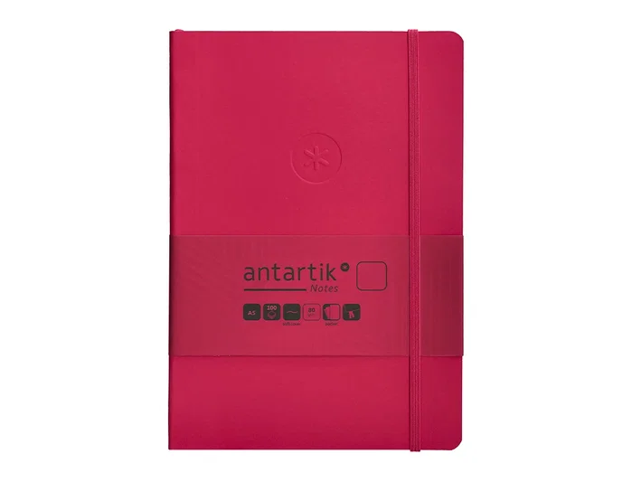 Antartik Notes Cuaderno A5 Tapa Blanda Hojas Lisas Burdeos 80 Hojas 80 gr FSC