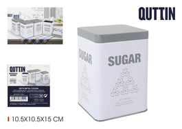 Quttin Bote Metal Cocina Sugar 10.5 cm x 15.5 cm (12 Unidades)