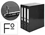 Liderpapel Módulo Archivador Folio 2 Anillas Mixtas 40mm Negro