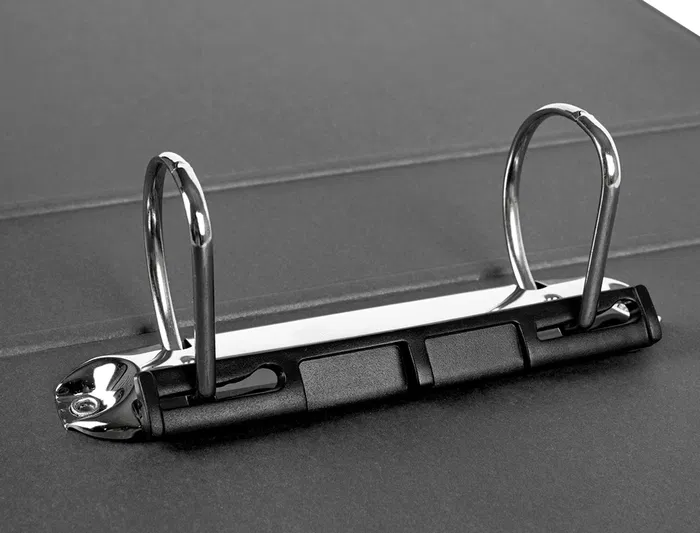 Liderpapel Módulo Archivador Folio 2 Anillas Mixtas 40mm Negro