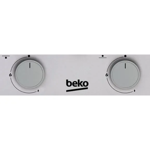 Beko Placa de Gas 2 Quemadores 30 cm Acero Inoxidable HDCG32220FX
