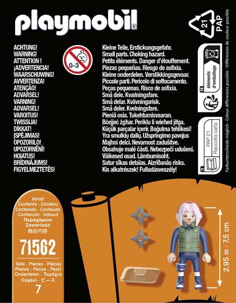 PLAYMOBIL Sakura Forth Great Ninja War Naruto 71562