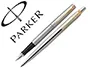 Parker Juego Bolígrafo y Pluma Duo Jotter Acero Inoxidable Acabado Dorado