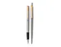 Parker Juego Bolígrafo y Pluma Duo Jotter Acero Inoxidable Acabado Dorado