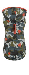Nayeco Chaqueta con Capucha Army 50cm con Estampado Camuflaje y Corazones