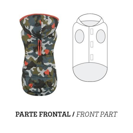 Nayeco Chaqueta con Capucha Army 50cm