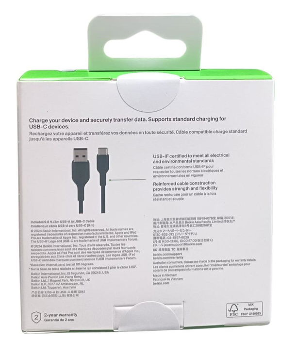 Belkin Cable USB Tipo C a USB