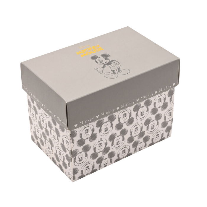 WIDDOP & CO Taza Mickey Disney Porcelana China Ilustraciones Esbozadas Dorados